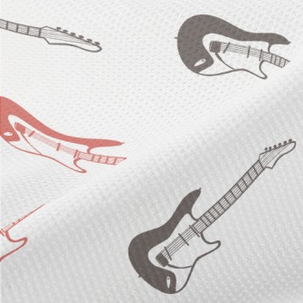 Two-color Hand-painted Guitar Piqué