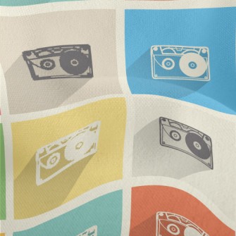 Retro Cassette Tape Lightweight Performance Linen