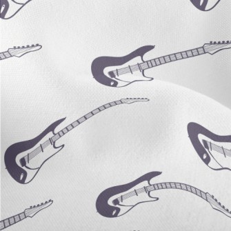 Hand Drawn Electric Guitar Lightweight Performance Linen