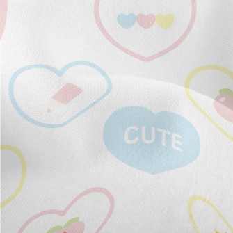 Cute Love Giraffe Lightweight Performance Linen