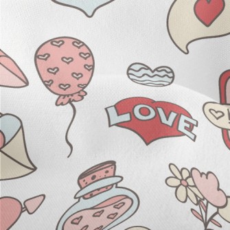 Romantic Valentine's Day D Lightweight Performance Linen