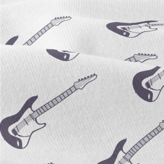 Hand Drawn Electric Guitar Modern Jersey
