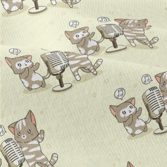 Singing Cute Cat Modern Jersey