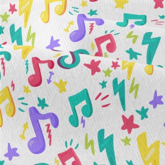 Colorful Musical Note Graffiti Modern Jersey