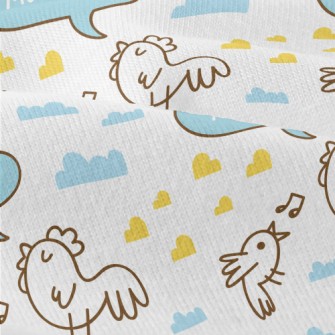 Hand Drawn Good Morning Rooste Modern Jersey