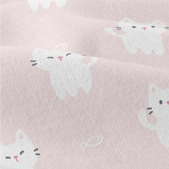 White Mouthless Kitten Modern Jersey