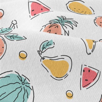 Colorful Hand Drawn Fruits Modern Jersey