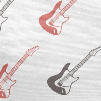 Two-color Hand-painted Guitar Pongee