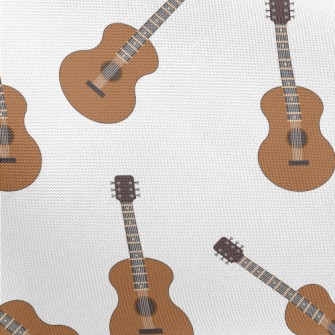 Cartoon Acoustic Guitar Pongee