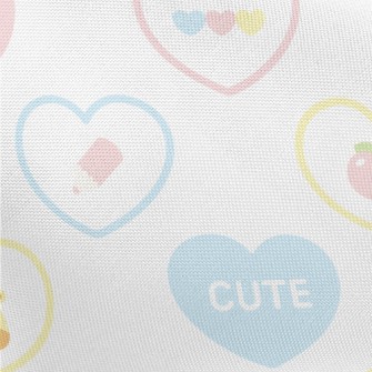 Cute Love Giraffe Pongee