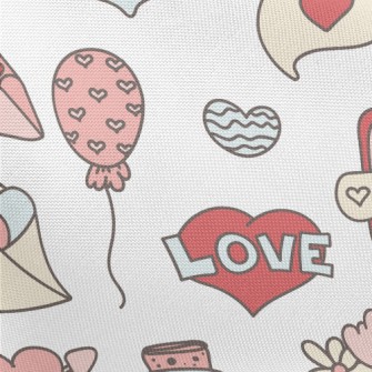 Romantic Valentine's Day D Pongee