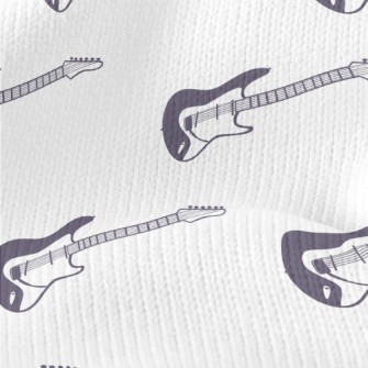 Hand Drawn Electric Guitar Stretch Jersey