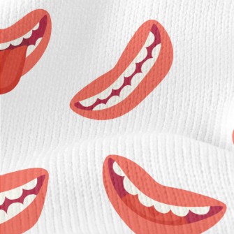 Cartoon Smiling Mouth Stretch Jersey