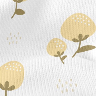 Cute Yellow Buds Stretch Jersey