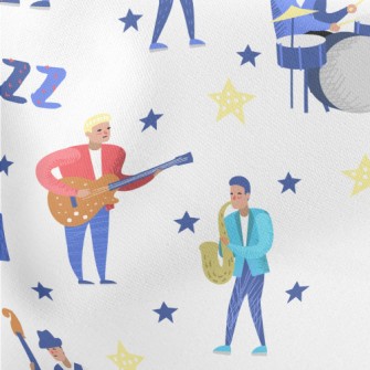 Jazz Band Lightweight Cotton Poplin