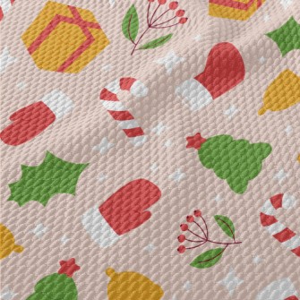 Cute Christmas Gifts And Decor Birdseye Piqué