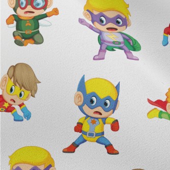 Children&#39;s Superheroes Chiffon