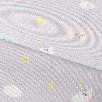 Unicorn And Colorful Clouds Waterproof Oxford