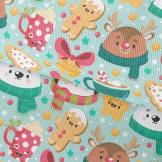 Cute Animals And Christmas Tre Waterproof Oxford