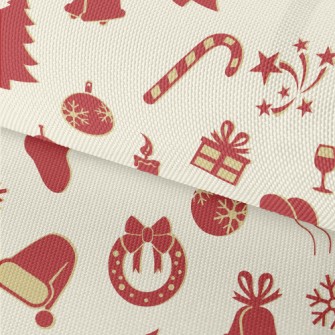 Retro Christmas And New Year Waterproof Oxford