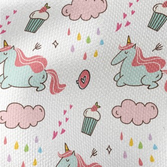 Elegant Cute Unicorn Waterproof Canvas