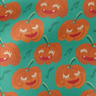 Halloween Smiling Pumpkin Waterproof Canvas