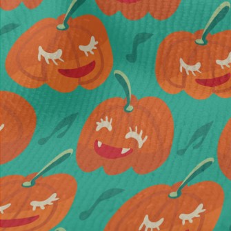 Halloween Smiling Pumpkin Terry