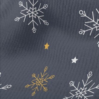 Beautiful Two-color Snowflakes Terry