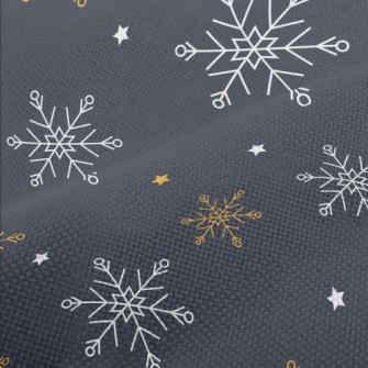Beautiful Two-color Snowflakes Performance Linen