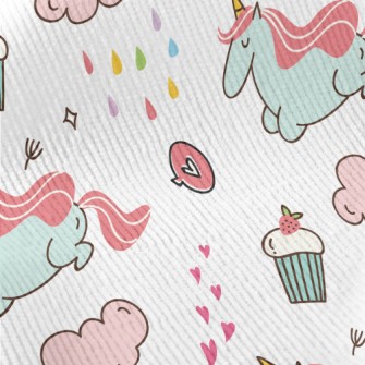 Elegant Cute Unicorn Standard Corduroy