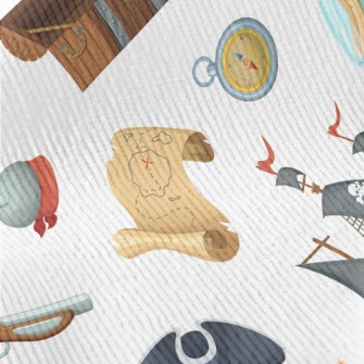 Cartoon Pirate Elements Standard Corduroy