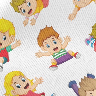 Naughty Children Playing Standard Corduroy