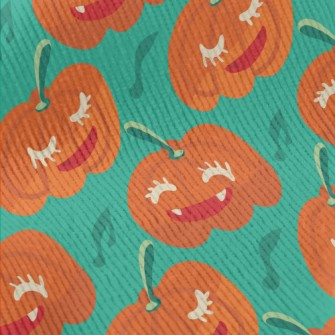 Halloween Smiling Pumpkin Standard Corduroy