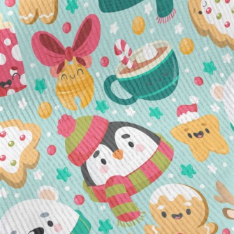 Cute Animals And Christmas Tre Standard Corduroy