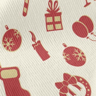 Retro Christmas And New Year Standard Corduroy