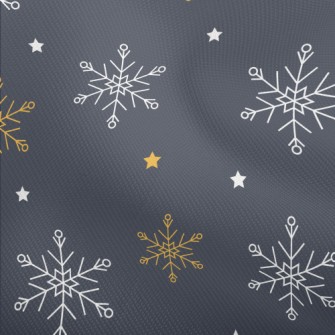 Beautiful Two-color Snowflakes Dobby