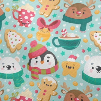 Cute Animals And Christmas Tre Dobby