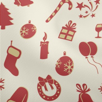 Retro Christmas And New Year Dobby