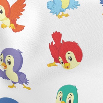 Colorful Naughty Bird Stretch Ponte