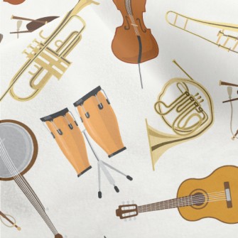 Common Instruments In Jazz Micro Fleece