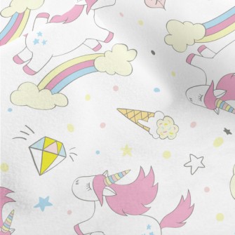 Unicorns And Desserts Micro Fleece