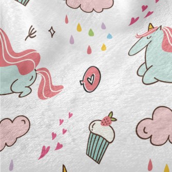 Elegant Cute Unicorn Minky