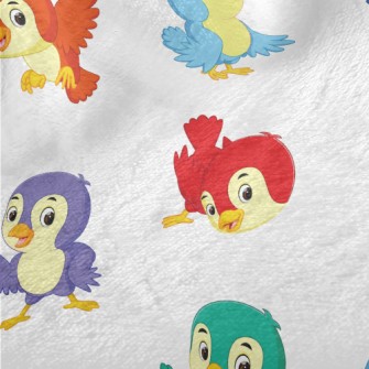 Colorful Naughty Bird Minky