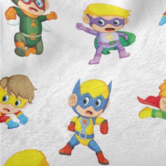 Children&#39;s Superheroes Minky