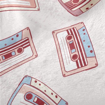 Vintage Hand Drawn Audio Casse Minky