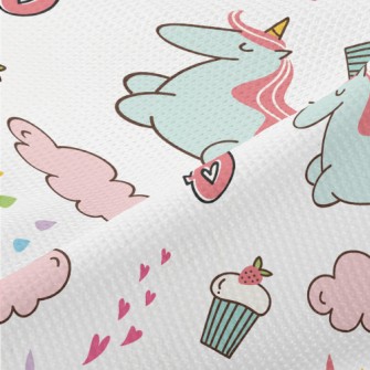 Elegant Cute Unicorn Piqué
