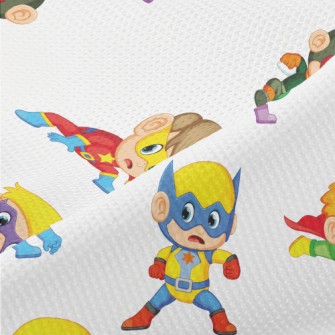 Children&#39;s Superheroes Piqué