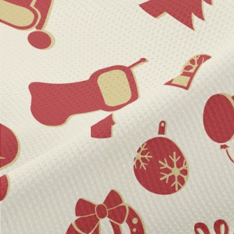 Retro Christmas And New Year Piqué