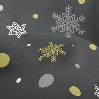 New Year Snowflake Pattern Lightweight Performance Linen
