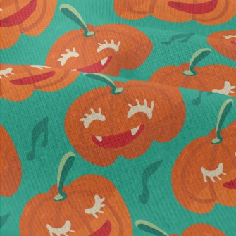 Halloween Smiling Pumpkin Modern Jersey